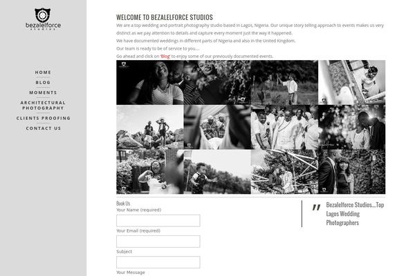 Vigor theme site design template sample