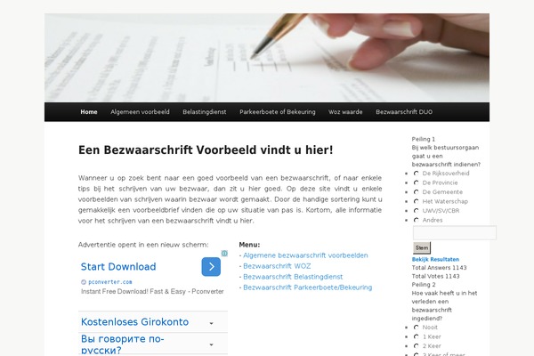 Site using Menu-in-post plugin