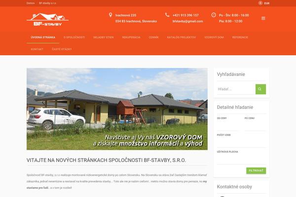 bf-stavby.sk site used Realsite
