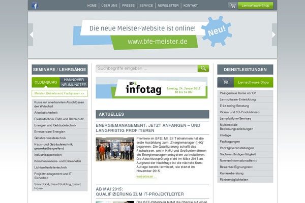 bfe.de site used Bfe-theme