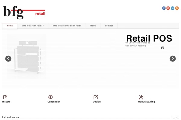 Grandeur theme site design template sample