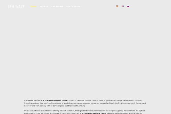 Autoparts theme site design template sample