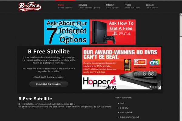 Spark theme site design template sample