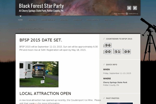 Site using Countdown-builder plugin