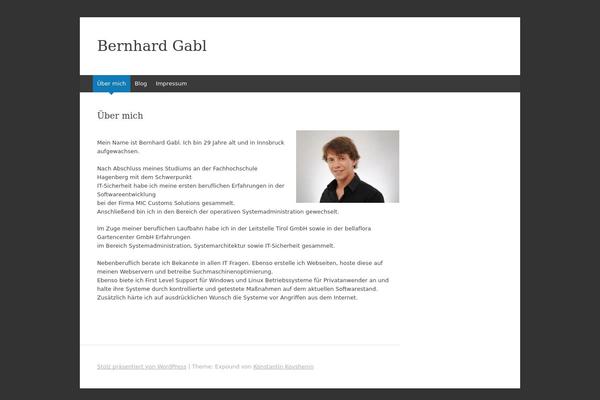 Expound theme site design template sample