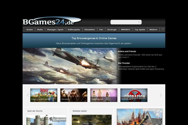Legion theme site design template sample