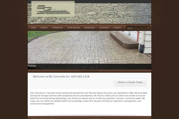 Complexity v2 theme site design template sample