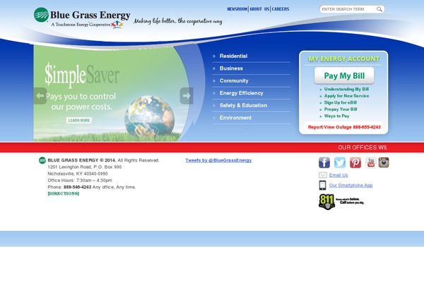 bgenergy.com site used Bluegrass