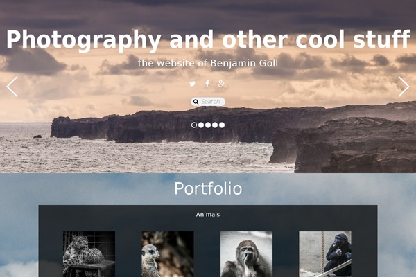 Parallax theme site design template sample