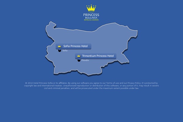 Princess theme site design template sample