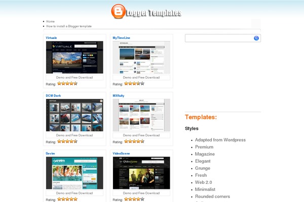 Cssgallery theme site design template sample