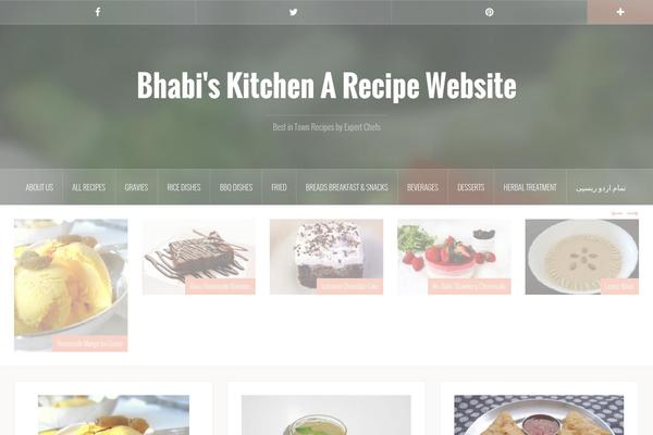 Oria theme site design template sample