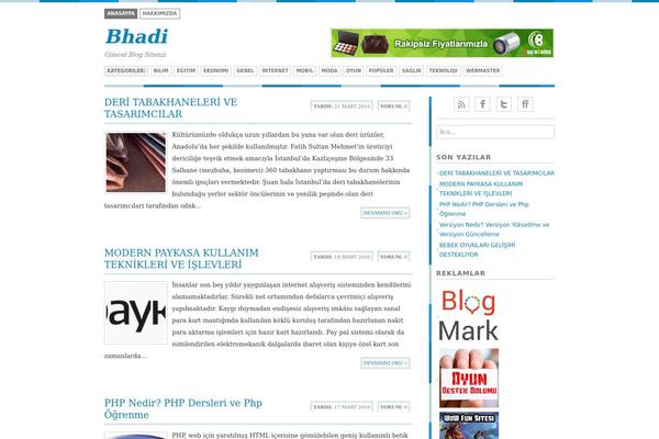 Bisade theme site design template sample