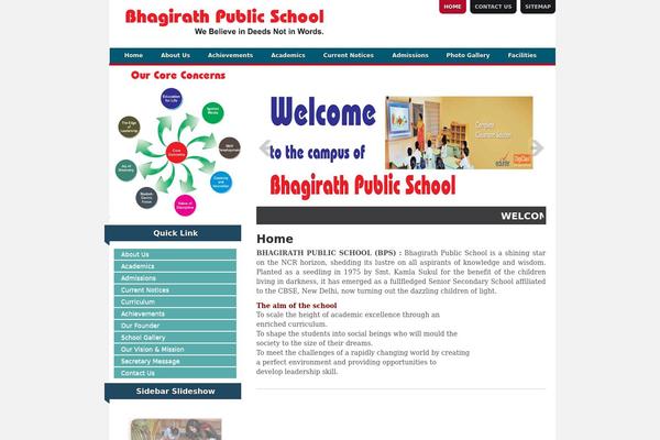 Bps theme site design template sample