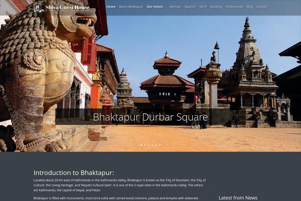Gleam theme site design template sample