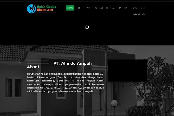 Tesla theme site design template sample