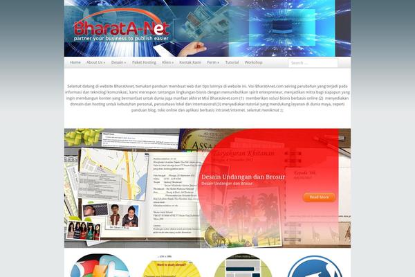 Pilgrim theme site design template sample