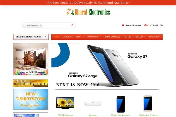 Market theme site design template sample