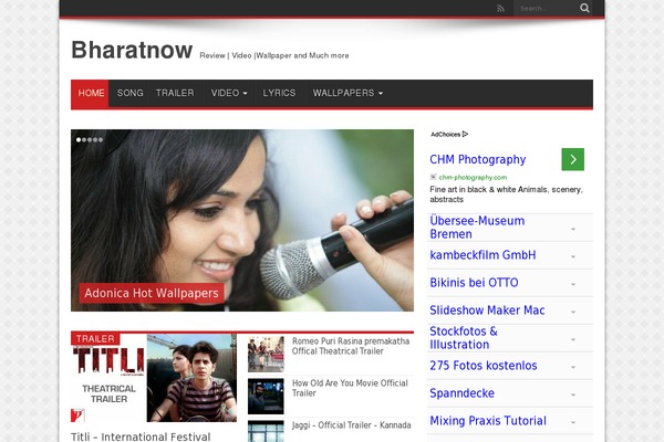 Jarida theme site design template sample