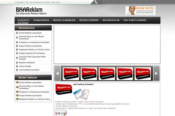 bhareklam.com site used Reklam