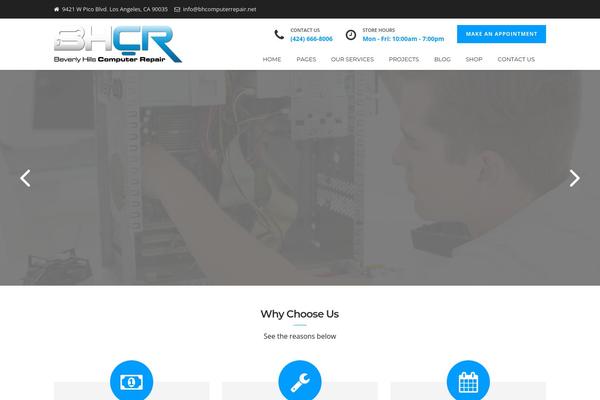Ostrya theme site design template sample