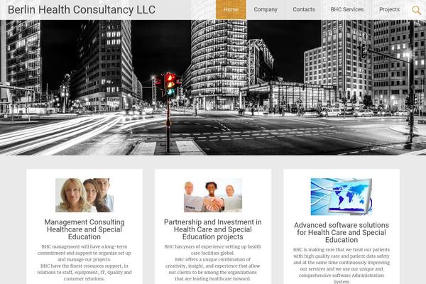 Radiate theme site design template sample