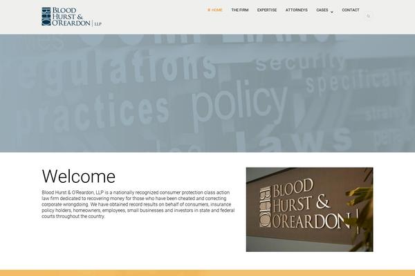 Site using Gdlr-lawyer plugin