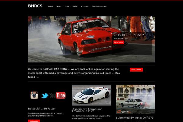 Hero theme site design template sample