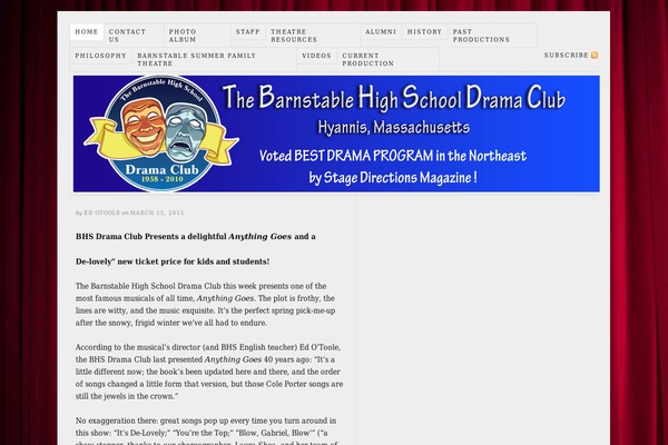 Thesis 1.6 theme site design template sample