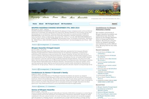 bhupenhazarika.com site used Pop-blue