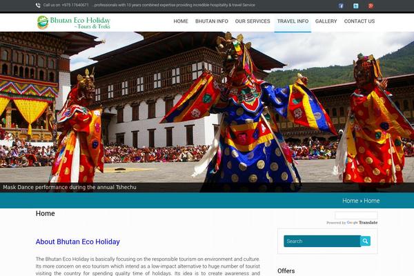 One Page theme site design template sample
