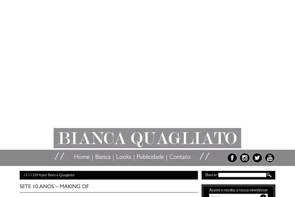 Blog theme site design template sample