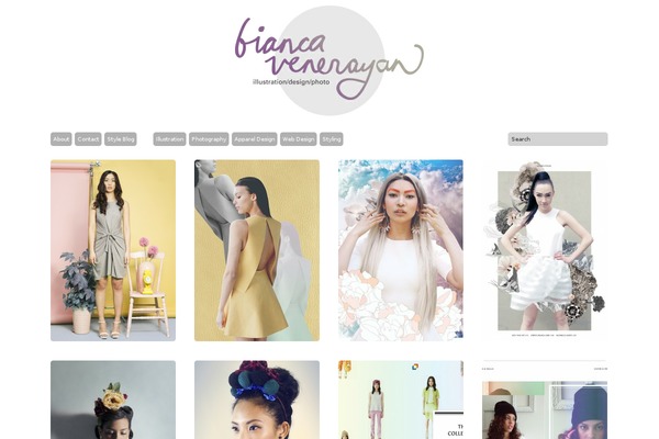 Grid Theme Responsive theme site design template sample