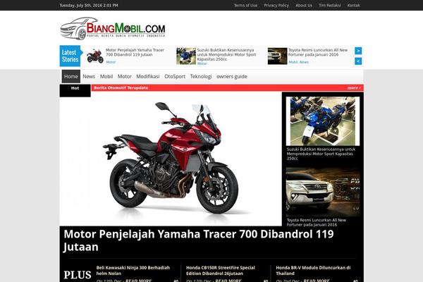 Featured theme site design template sample