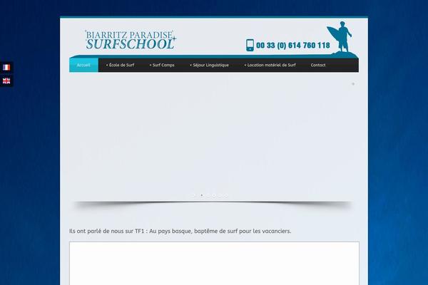 Avada theme site design template sample