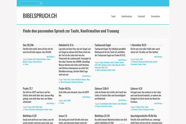 bibelspruch.ch site used Livingos-lush