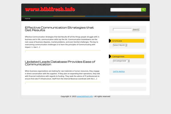 Arb theme site design template sample