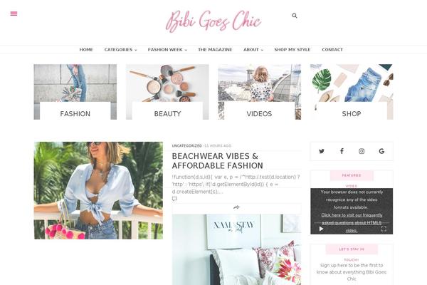 bibigoeschic.com site used Share