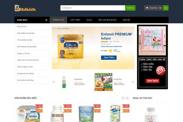 bibikids.vn site used Bigboom-child