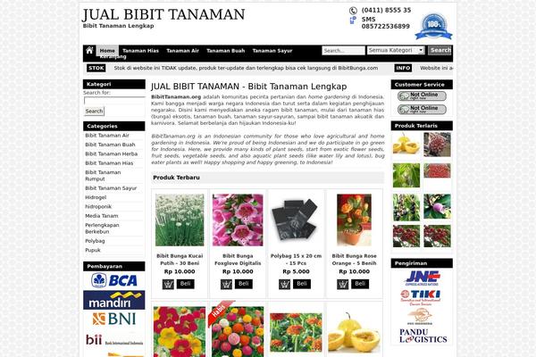 Wptoko theme site design template sample