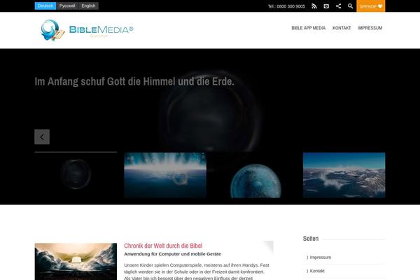 Charitas Lite theme site design template sample