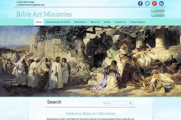 Ares theme site design template sample