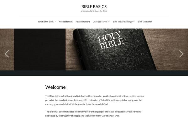 Faith theme site design template sample