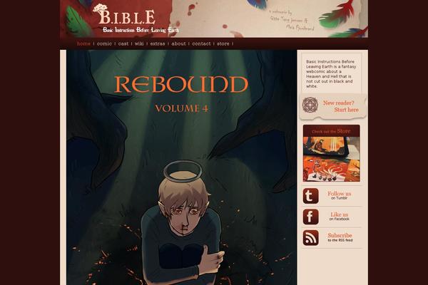 Inkblot theme site design template sample