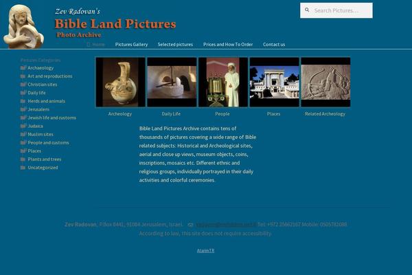 Storefront Child theme site design template sample