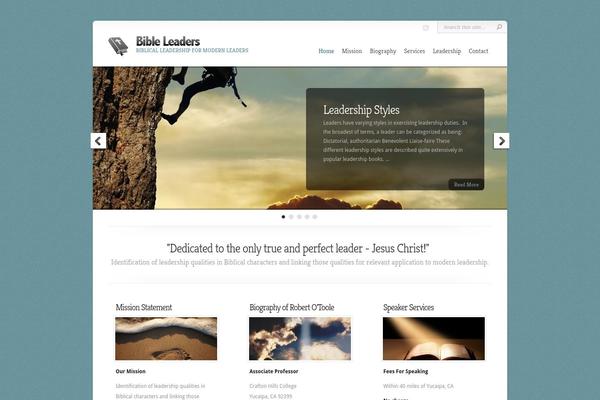 Chameleon theme site design template sample