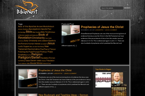 Amped Child theme site design template sample
