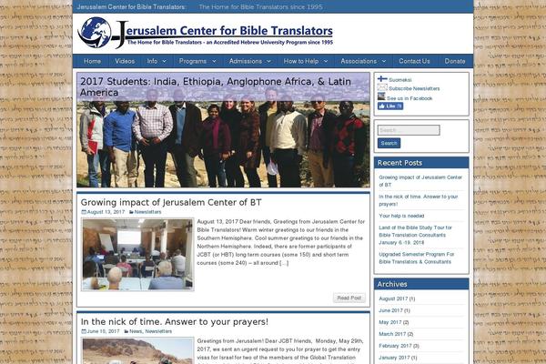 Frontier Child theme site design template sample