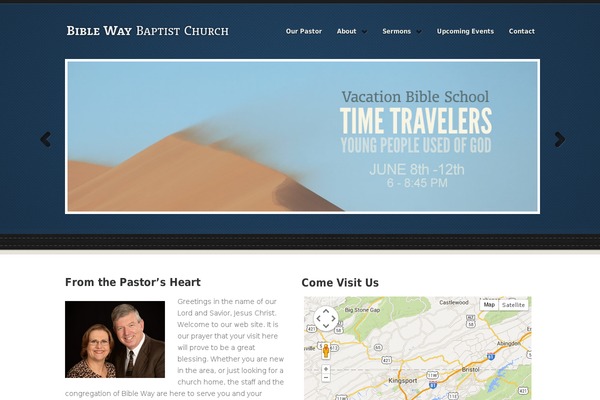 Site using Sermon Manager plugin