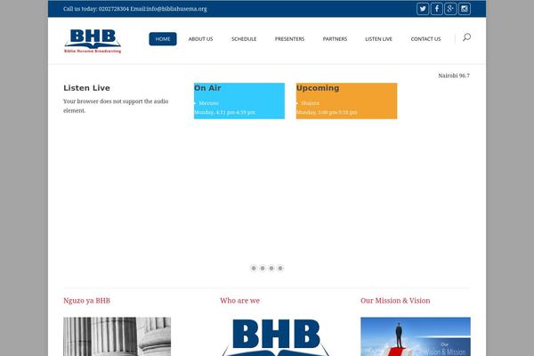 Site using Bible Verse of the Day plugin